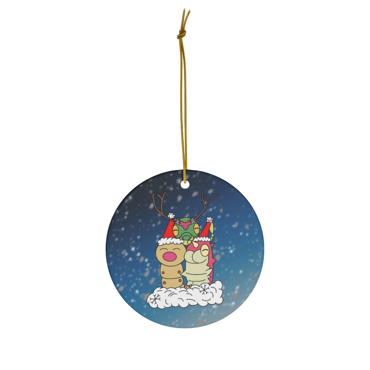 Bug Trio Ceramic Ornament