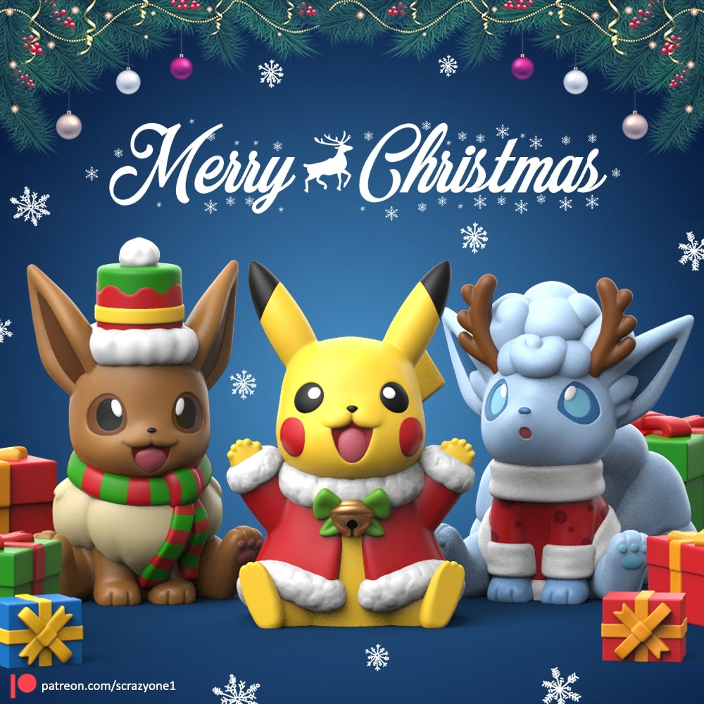 0037. Alolan Vulpix Christmas