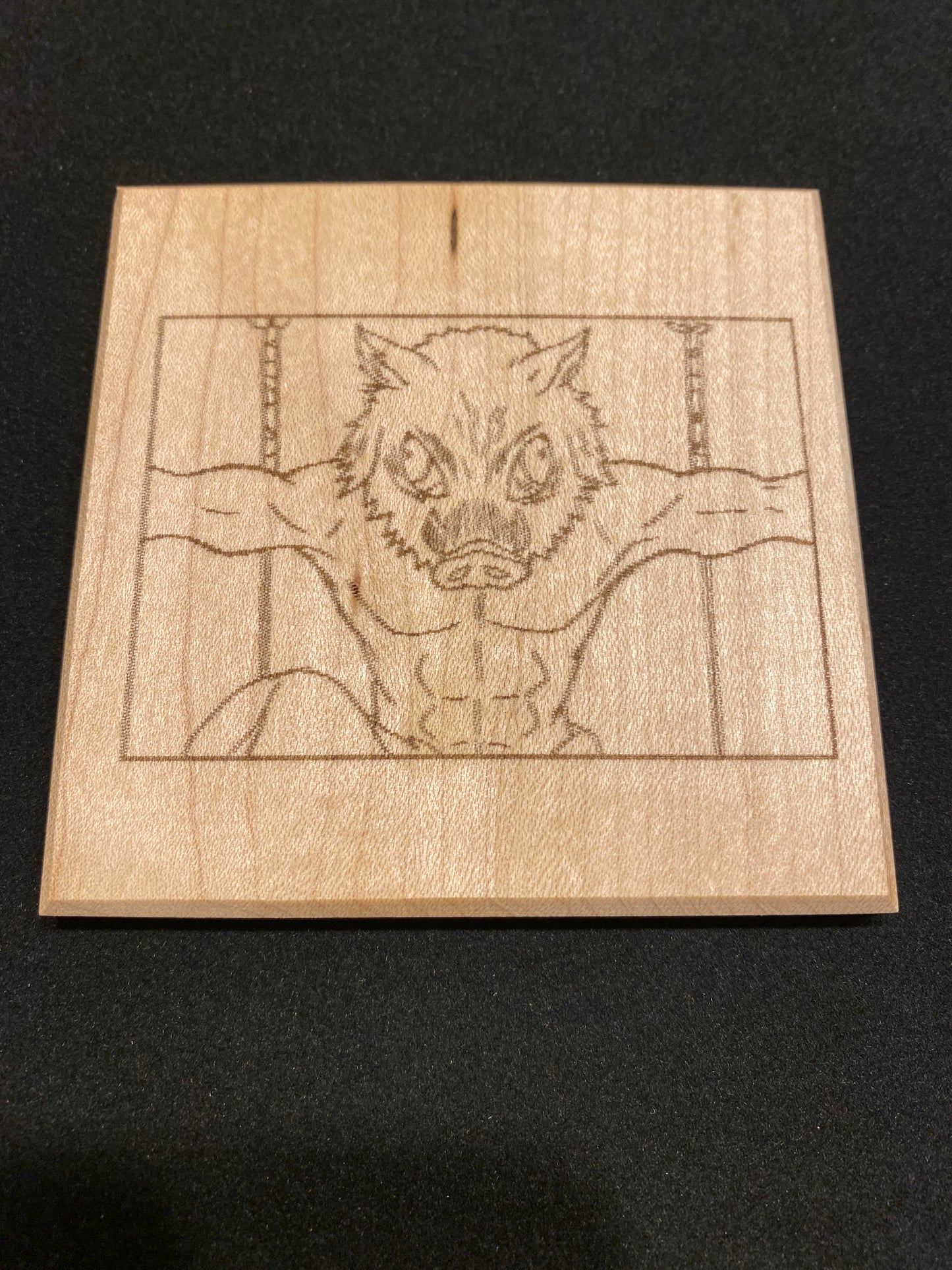 Wooden Laser Engraved Coasters