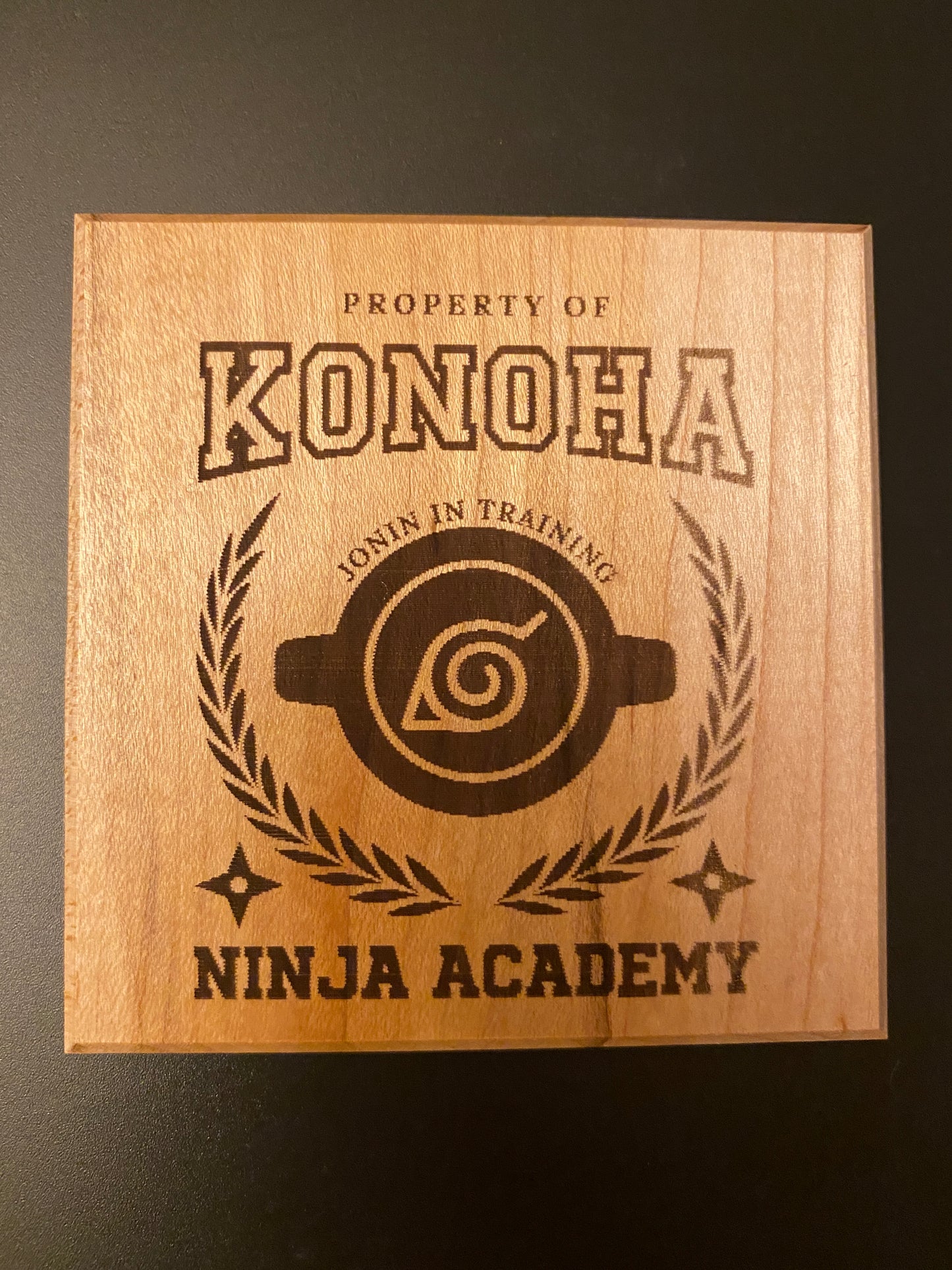 Wooden Laser Engraved Coasters