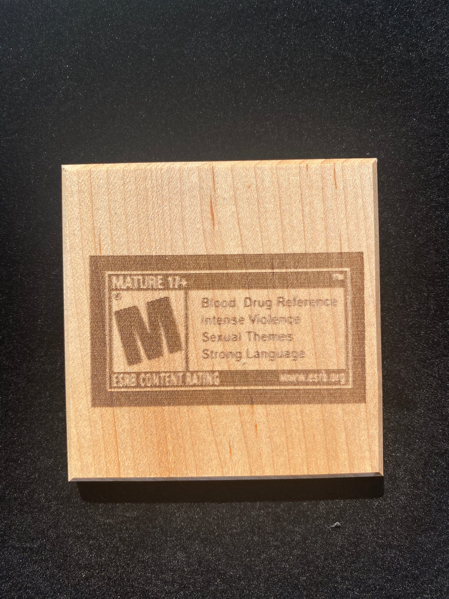 Wooden Laser Engraved Coasters