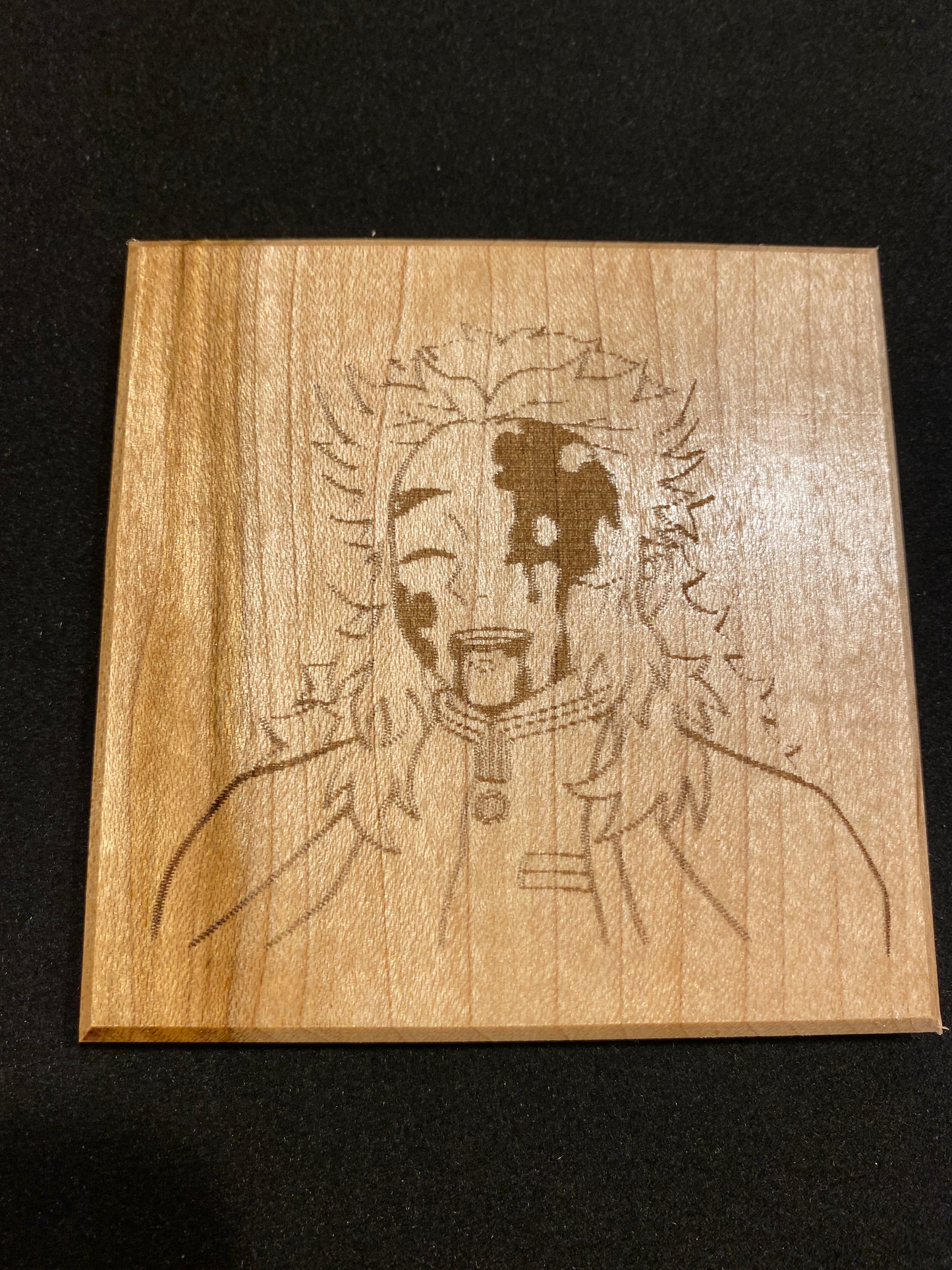 Wooden Laser Engraved Coasters