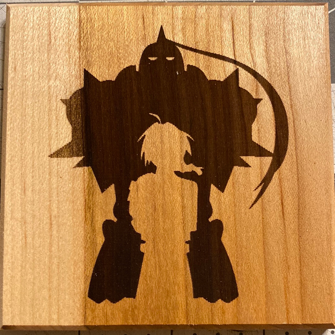 Wooden Laser Engraved Coasters