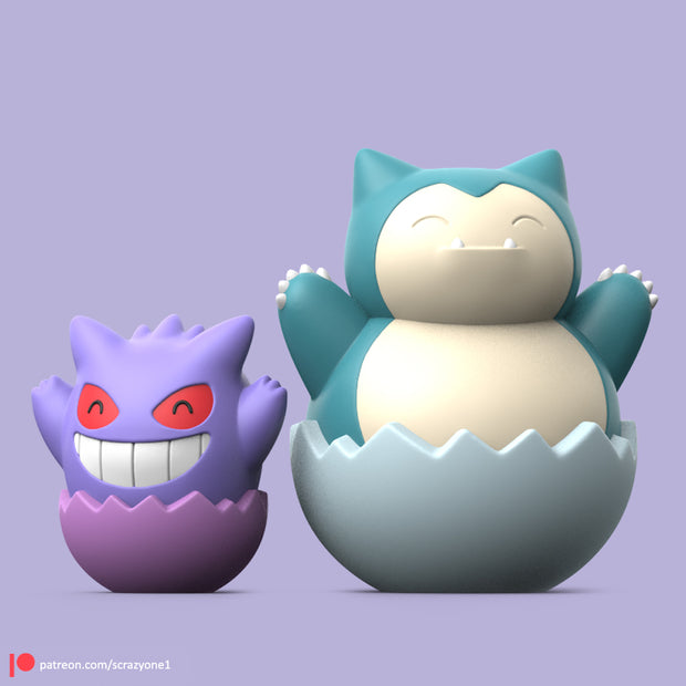 Easter Gengar or Snorlax