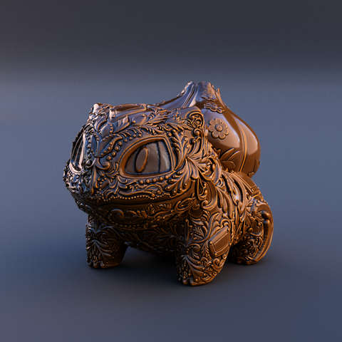 Ornamental Bulbasaur (Maple3D)